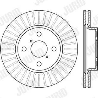 Тормозной диск Jurid/Bendix 562421JC