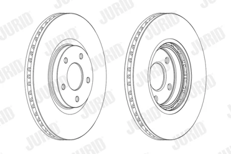Тормозной диск Jurid/Bendix 562465JC