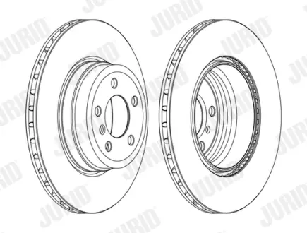 Гальмівний диск задній BMW X5 (E70) / X6 (E71,E72,F16,F86) Jurid/Bendix 562523JC1