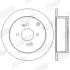 Гальмівний диск задній Hyundai Accent III, Getz, i20 / KIA Rio II Jurid/Bendix 562551JC (фото 2)