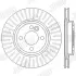 Гальмівний диск передній Mini Cooper (R56, R55, R57, R58, R59) Jurid/Bendix 562570JC (фото 2)