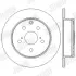 Гальмівний диск задній Toyota Mark X, RAV-4 III, IV / Lexus HS Jurid/Bendix 562601JC (фото 1)