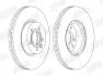 Гальмівний диск передній Ford Galaxy / Seat Alhambra / VW Sharan, Transporter IV Jurid/Bendix 562626JC1 (фото 2)