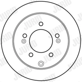 JURID - Гальмівний диск Jurid/Bendix 562686JC
