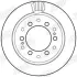 Гальмівний диск задній Lexus GX / Toyota FJ Cruiser, Land Cruiser Jurid/Bendix 562738JC (фото 2)