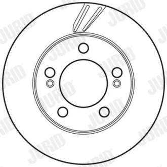 Тормозной диск Jurid/Bendix 562785JC