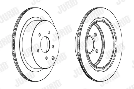 Диск гальм. Jurid/Bendix 562871JC