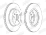 Гальмівний диск передній BMW 5-Series Jurid/Bendix 562889JC (фото 2)