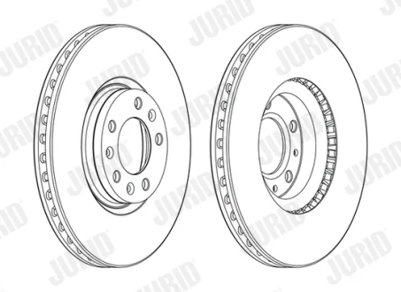 JURID - Гальмівний диск Jurid/Bendix 562994JC