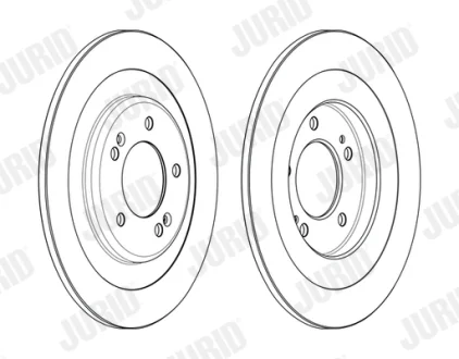 Тормозной диск Jurid/Bendix 563001JC