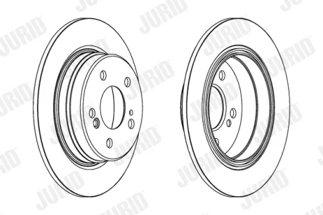 Тормозной диск Jurid/Bendix 563040JC