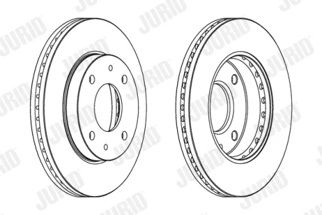 Тормозной диск Jurid/Bendix 563083JC