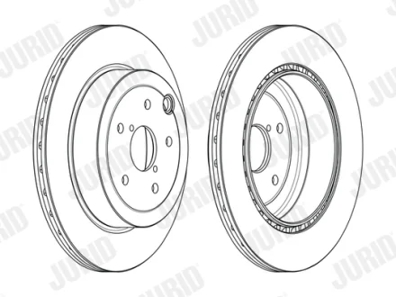 JURID - Гальмівний диск Jurid/Bendix 563108JC