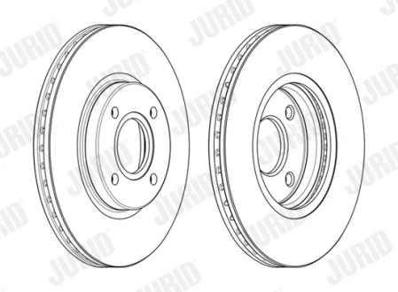Диск гальмівний Jurid/Bendix 563115JC
