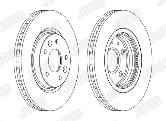 Гальмівний диск передній Nissan Leaf, Qashqai, X-Trail / Renault Kadjar, Koleos Jurid/Bendix 563120JC (фото 1)