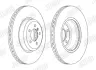 Гальмівний диск пер. BMW 3 (F30/F31/F80)/4 (F32/F33/F82/F83/F36) 11- (370*73,1) Jurid/Bendix 563133JC-1 (фото 2)