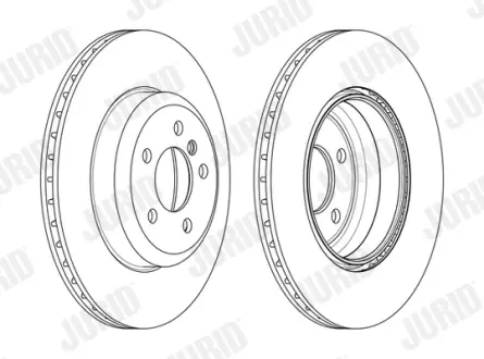 Гальмівний диск задній BMW 3-Series, 4-Series Jurid/Bendix 563134JC