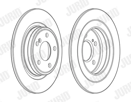 JURID - Гальмівний диск Jurid/Bendix 563140JC