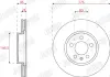 Гальмівний диск передній Audi A1 / VW Polo, T-Cross / Seat Ibiza, Arona / Skoda Fabia, Kamiq, Skala Jurid/Bendix 563228JC (фото 2)