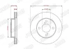 JURID SUZUKI Гальмівний диск передн. IGNIS III 1.2 16- Jurid/Bendix 563441JC (фото 2)