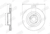 Гальмівний диск передній TOYOTA YARIS Jurid/Bendix 563739JC (фото 2)
