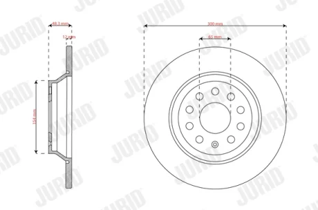 Автодеталь Jurid/Bendix 563814JC