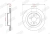 JURID MINI Гальмівний диск задн. CLUBMAN (F54) 14- Jurid/Bendix 563827JC (фото 1)