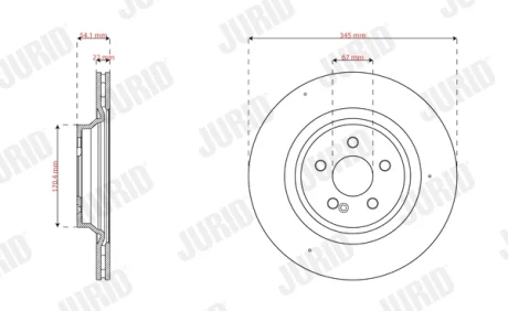 Автодеталь Jurid/Bendix 563853JC