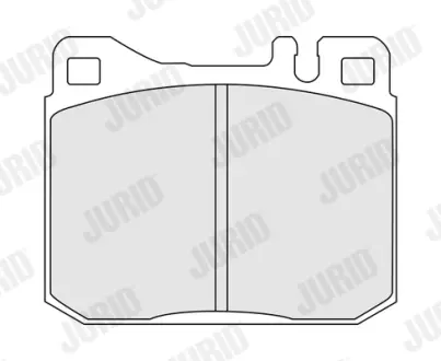 Гальмівні колодки передні Mercedes S-Class (C126, W126), SL (C107, R107), 123 (W123, C123, S123) Jurid/Bendix 571278J