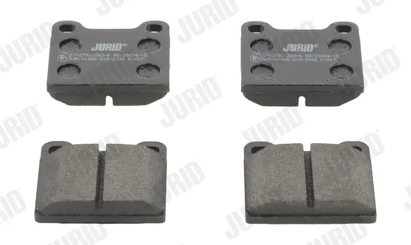 Гальмівні колодки передні Mercedes Opel / Audi / BMW / Ford / Volvo / Porsche Jurid/Bendix 571279J (фото 1)