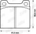 Гальмівні колодки передні Mercedes Opel / Audi / BMW / Ford / Volvo / Porsche Jurid/Bendix 571279J (фото 2)