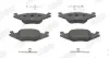 Гальмівні колодки передні VW Golf, Jetta, Polo / Seat Cordoba, Ibiza Jurid/Bendix 571315J (фото 1)