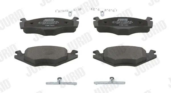 Гальмівні колодки передні VW Caddy, Golf 1-3, Jetta, Passat / Seat Cordoba, Ibiza, Inca, Toledo Jurid/Bendix 571317J (фото 1)