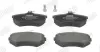 Гальмівні колодки передні Audi 80, 90, 100, 200, A4 / Seat Toledo, Cordoba / VW Caddy, Golf, Passat Jurid/Bendix 571357J (фото 1)