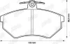 Гальмівні колодки передні Audi 80, 90, 100, 200, A4 / Seat Toledo, Cordoba / VW Caddy, Golf, Passat Jurid/Bendix 571357J (фото 2)