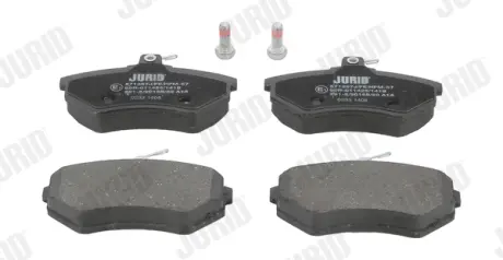 Гальмівні колодки передні Audi 80, 90, 100, 200, A4 / Seat Toledo, Cordoba / VW Caddy, Golf, Passat Jurid/Bendix 571357J