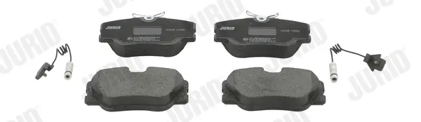 Гальмівні колодки передні Mercedes 124, 190, E-Class / Peugeot 205 / Citroen C15 Jurid/Bendix 571382J (фото 1)