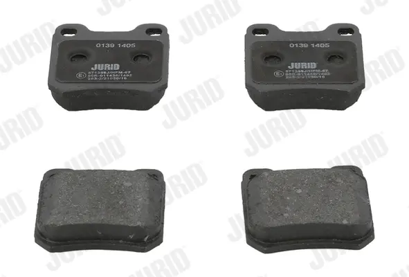 Гальмівні колодки задні Opel Calibra, Omega, Vectra / Saab Jurid/Bendix 571389J (фото 1)