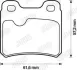 Гальмівні колодки задні Opel Astra, Ascona, Calibra, Kadett E, Vectra A / Saab 900 / Vauxhall Jurid/Bendix 571407J (фото 2)