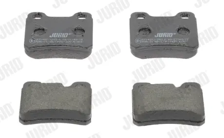 Гальмівні колодки задні Opel Astra, Ascona, Calibra, Kadett E, Vectra A / Saab 900 / Vauxhall Jurid/Bendix 571407J