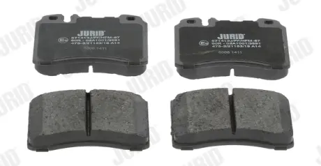 Гальмівні колодки передні Mercedes 124, 190, C-Class, CLK, E-Class, SL, SLK Jurid/Bendix 571413J