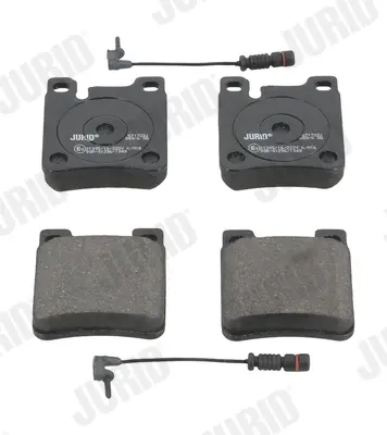 Гальмівні колодки задні Mercedes C-Class, CLK, E-Class, S-Class, SL, SLK / Chrysler Crossfire Jurid/Bendix 571722J (фото 1)