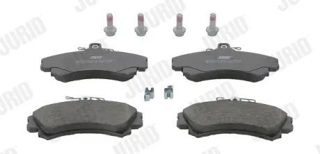 Гальмівні колодки пер. Colt/S40/V40 95- (TRW) Jurid/Bendix 571940J