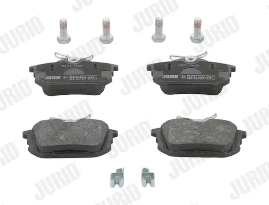 Гальмівні колодки задні Mitsubishi Carisma, Colt, Space Star / Smart Forfour / Volvo S40, V40 Jurid/Bendix 571941J (фото 1)