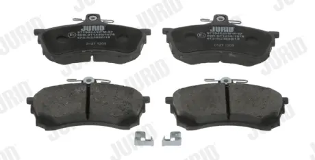 Гальмівні колодки передні Mitsubishi Carisma (1996->) Jurid/Bendix 571942J
