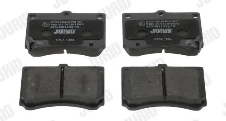 Гальмівні колодки передні MAZDA 323, MX-3 Jurid/Bendix 572146J
