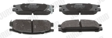 JURID - Гальмівні колодки до дисків Jurid/Bendix 572197J