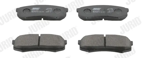 Гальмівні колодки задні Lexus GX LX / Mitsubishi Pajero / Toyota FJ Cruiser, Land Cruiser, Prado, Se Jurid/Bendix 572245J (фото 1)