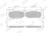 Гальмівні колодки передні SUBARU IMPREZA/ NISSAN SILVIA, FAIRLADY Z, SKYLINE Jurid/Bendix 572252J (фото 2)