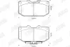 Гальмівні колодки передні SUBARU IMPREZA/ NISSAN SILVIA, FAIRLADY Z, SKYLINE Jurid/Bendix 572252J (фото 3)
